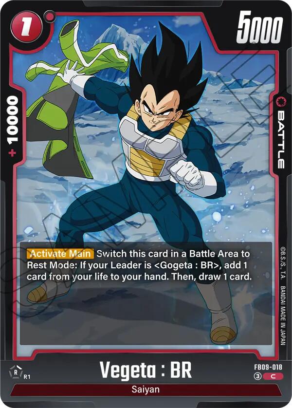 Vegeta : BR FB09-018 [ Inglese / Giapponese ]