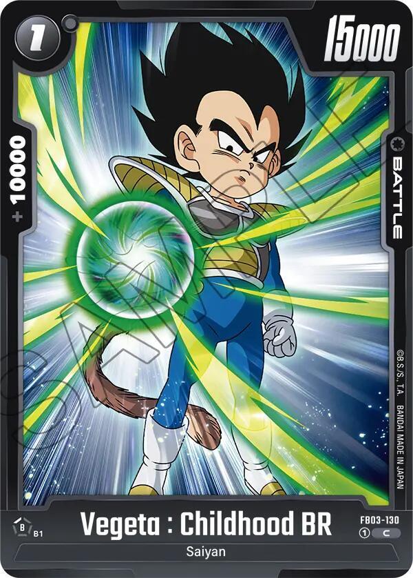Vegeta : Childhood BR FB03-130 [ Inglese / Giapponese ]