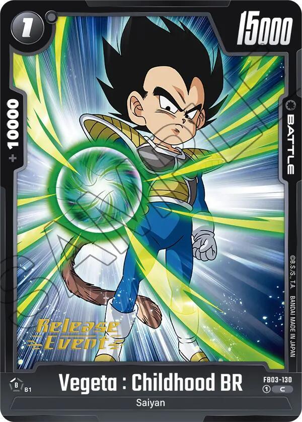 Vegeta : Childhood BR FB03-130 [ Inglese / Giapponese ]