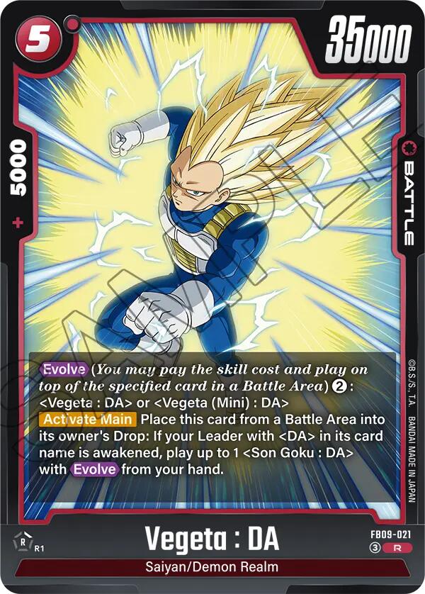 Vegeta : DA FB09-021 [ Inglese / Giapponese ]
