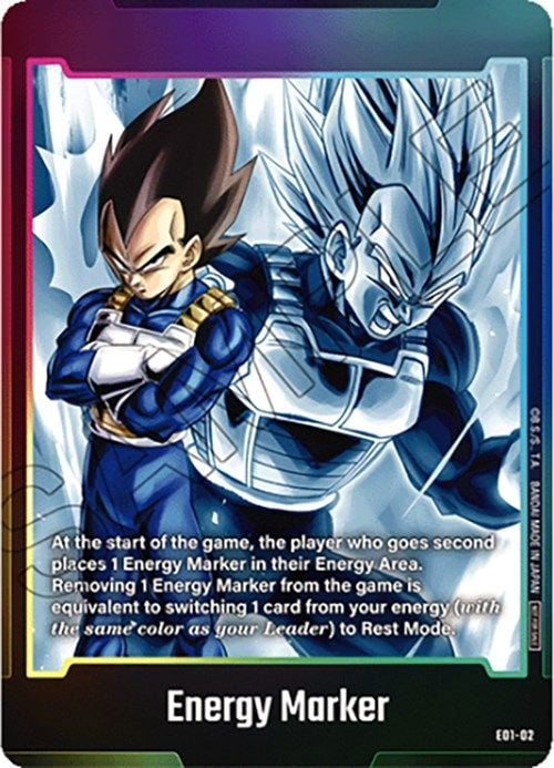 "Vegeta" Energy Marker E-01 [ Inglese / Giapponese ]