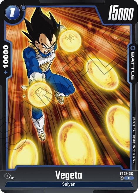 Vegeta FB02-057 [ Inglese / Giapponese ]