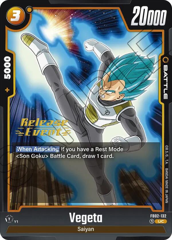 Vegeta FB02-132 [ Inglese / Giapponese ]