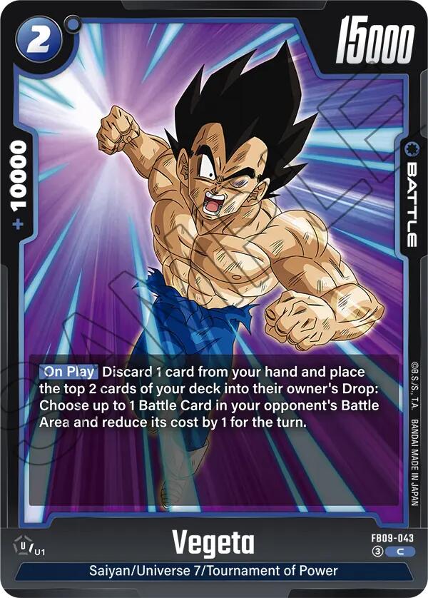 Vegeta FB09-043 [ Inglese / Giapponese ]