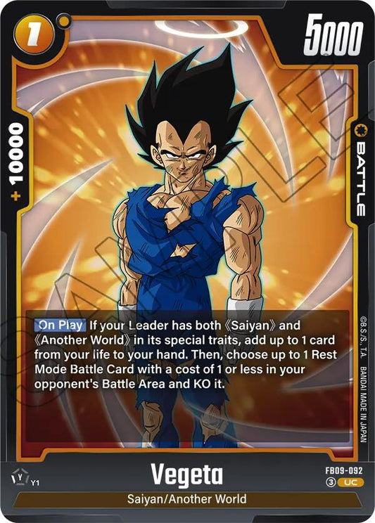 Vegeta FB09-092 [ Inglese / Giapponese ]