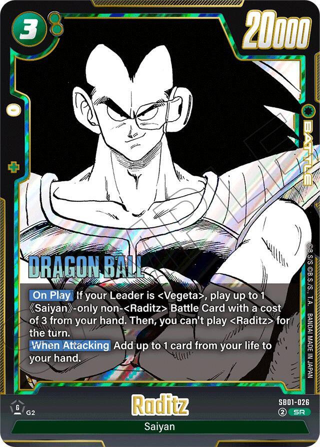 Raditz SB01-026 [ Inglese / Giapponese ]
