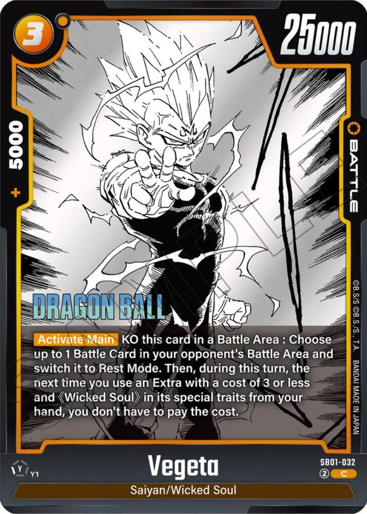 Vegeta SB01-032 [ Inglese / Giapponese ]