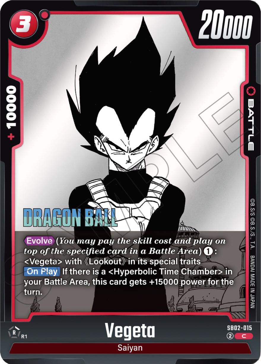 Vegeta SB02-015 [ Inglese / Giapponese ]