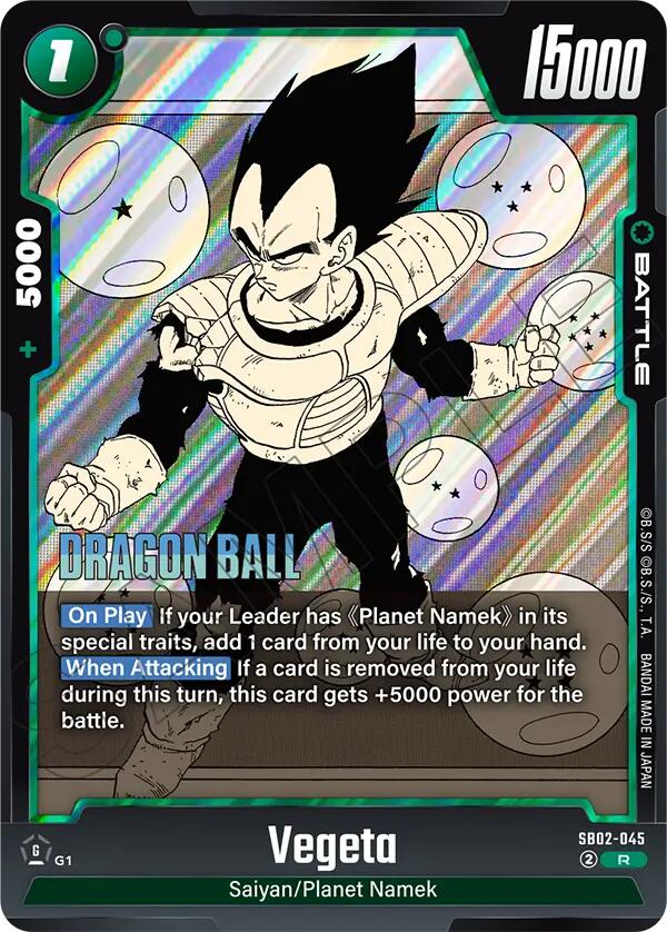 Vegeta SB02-045 [ Inglese / Giapponese ]