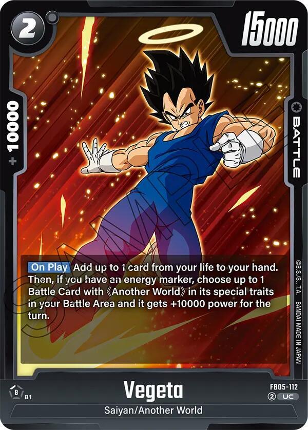 Vegeta FB05-112 [ Inglese / Giapponese ]