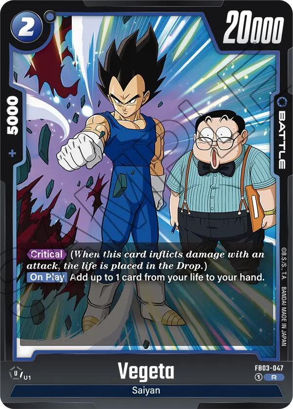Vegeta FB03-047 [ Inglese / Giapponese ]