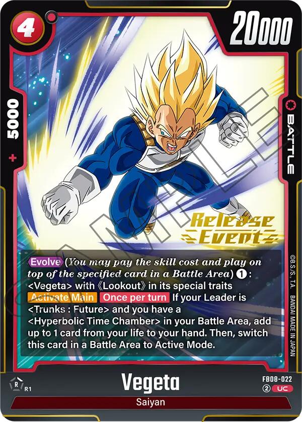 Vegeta FB08-026 [ Inglese / Giapponese ]