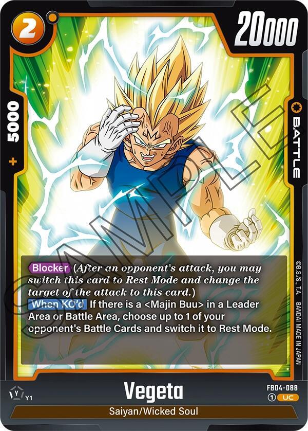 Vegeta FB04-088 [ Inglese / Giapponese ]