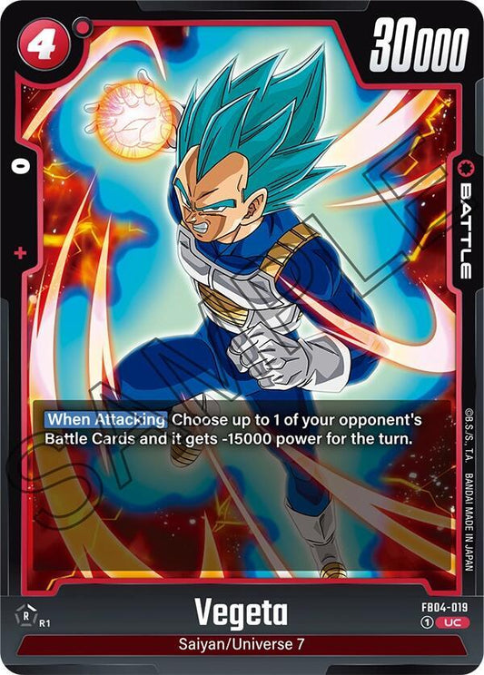 Vegeta FB04-019 [ Inglese / Giapponese ]