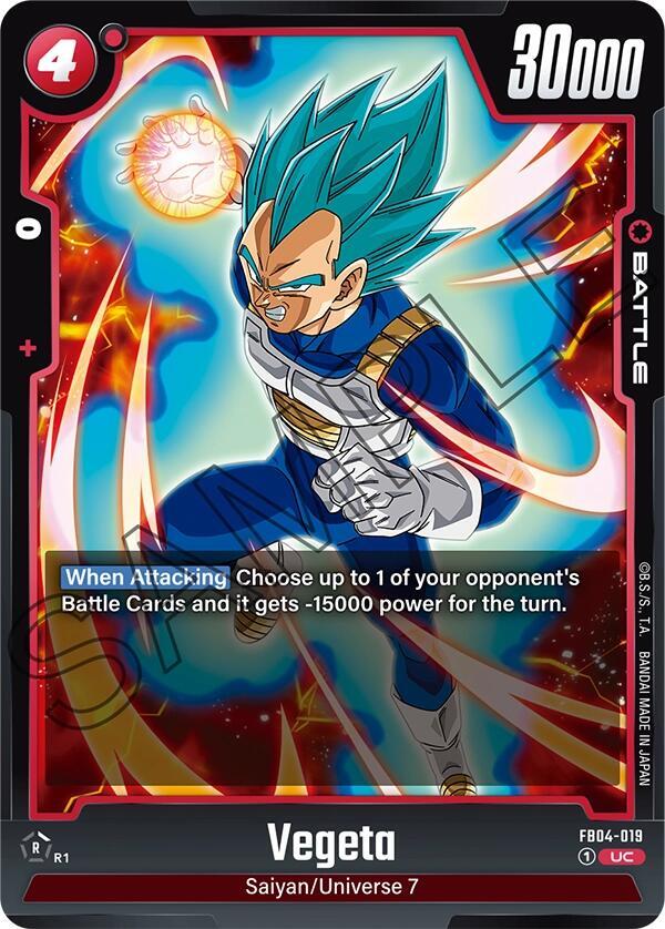 Vegeta FB04-019 [ Inglese / Giapponese ]