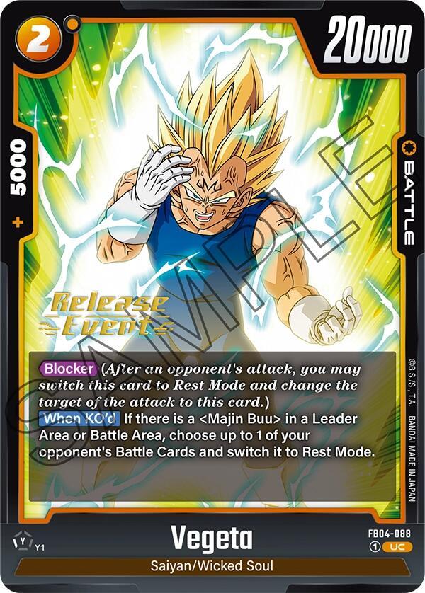Vegeta FB04-088 [ Inglese / Giapponese ]