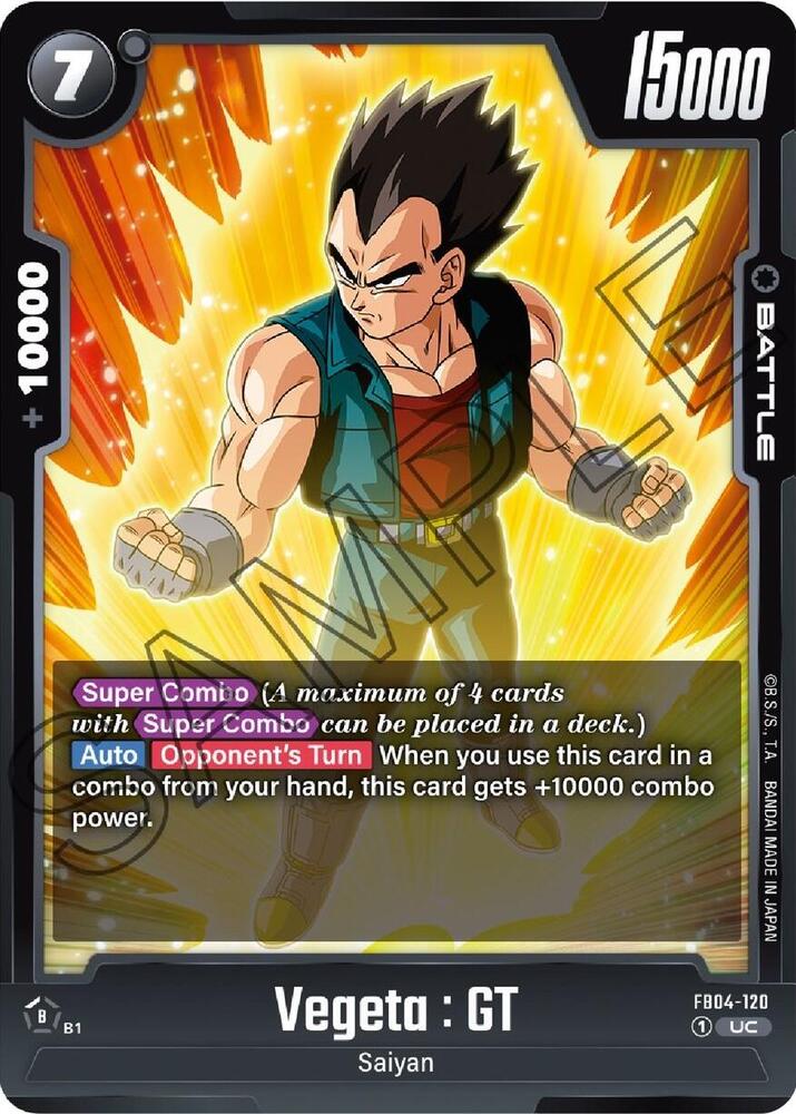 Vegeta : GT FB04-120 [ Inglese / Giapponese ]