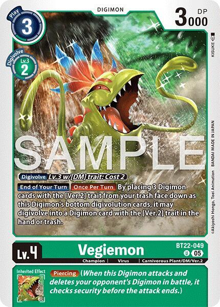 Vegiemon BT22-049 [ Inglese / Giapponese ]