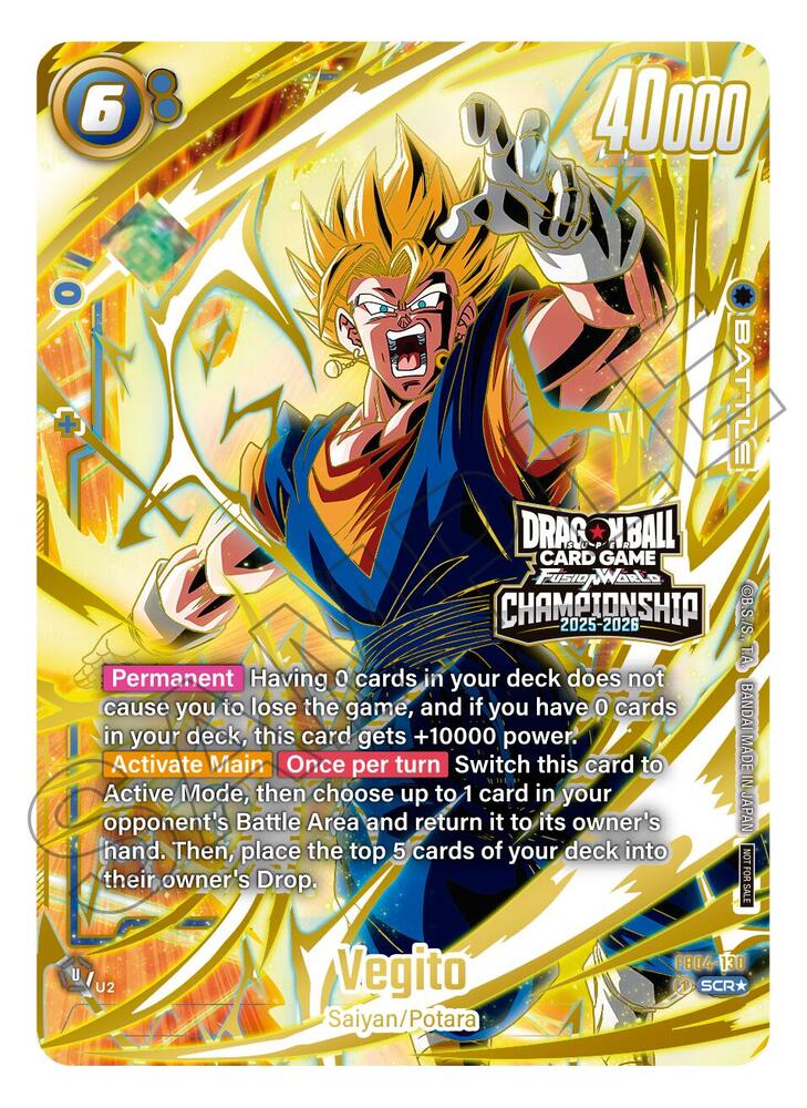 Vegito FB04-130 [ Inglese / Giapponese ]