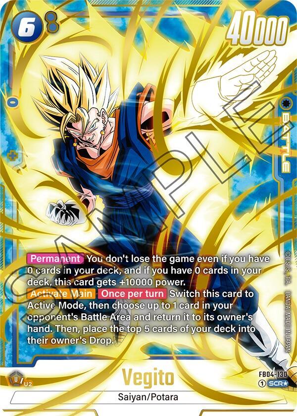 Vegito FB04-130 [ Inglese / Giapponese ]