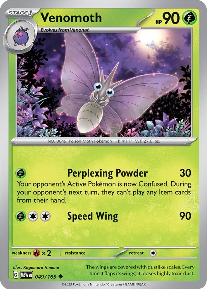 Venomoth - 151 049/165 [ Italiano / Inglese ]