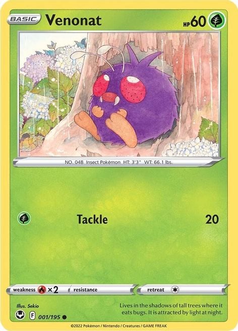 Venonat - Tempesta Argentata 001/195 [ Italiano ]
