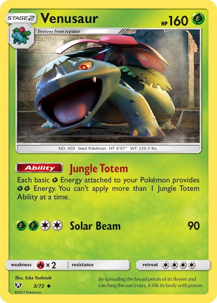 Venusaur - Leggende Iridescenti 003/073 [ Italiano / Inglese ]