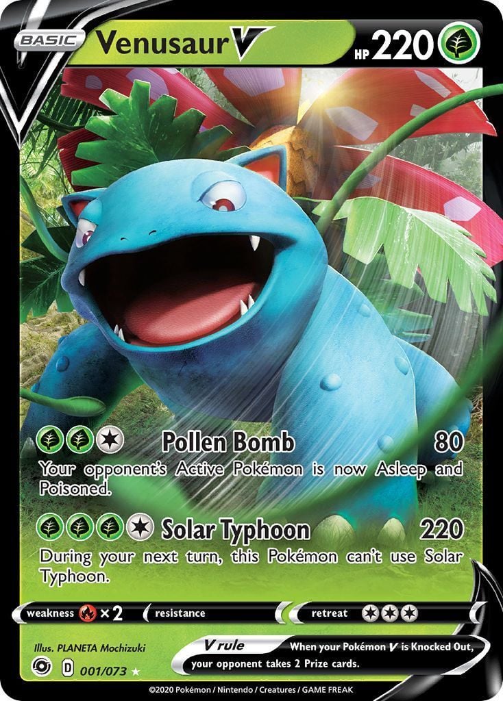 Venusaur V - Futuri Campioni 001/073 [ Italiano / Inglese ]