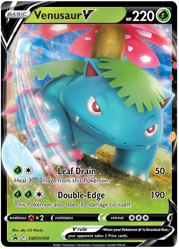 Venusaur V - SPSC Promo 100 [ Italiano / Inglese ]