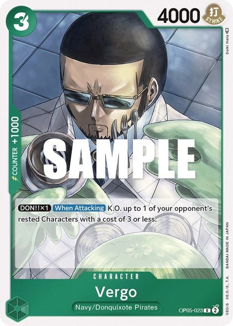 Vergo OP05-023 [ Inglese / Giapponese / Francese / Cinese Semplificato ]