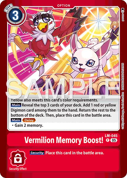 Vermilion Memory Boost! LM-045 [ Inglese / Giapponese ]