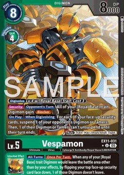 Vespamon EX11-031 [ Inglese / Giapponese ]