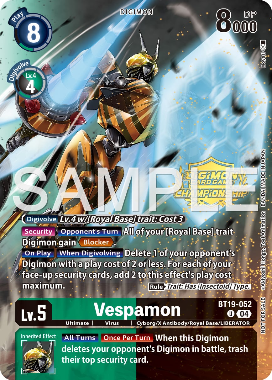 Vespamon BT19-052 [ Inglese / Giapponese ]