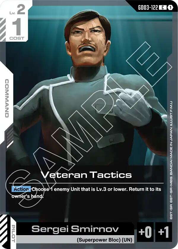 Veteran Tactics GD03-122 [ Inglese / Giapponese ]