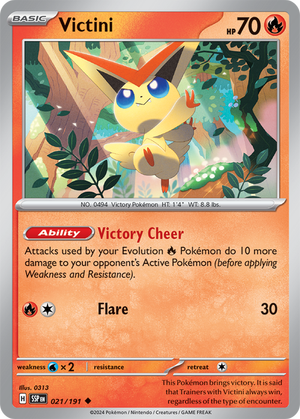 Victini - Scintille Folgoranti 021/191 [ Italiano / Inglese ]
