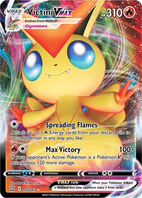 Victini VMAX - Stili di Lotta 022/163 [ Italiano / Inglese ]