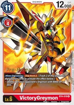 VictoryGreymon BT4-019 [ Inglese / Giapponese ]