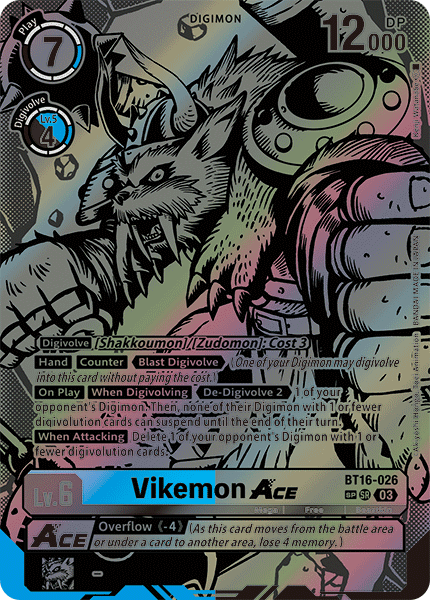 Vikemon Ace BT16-026 [ Inglese / Giapponese ]