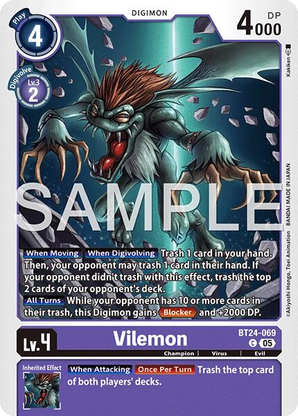Vilemon BT24-069 [ Inglese / Giapponese ]