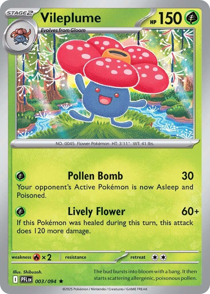 Vileplume - Fiamme Spettrali 003/094 [ Italiano / Inglese ]
