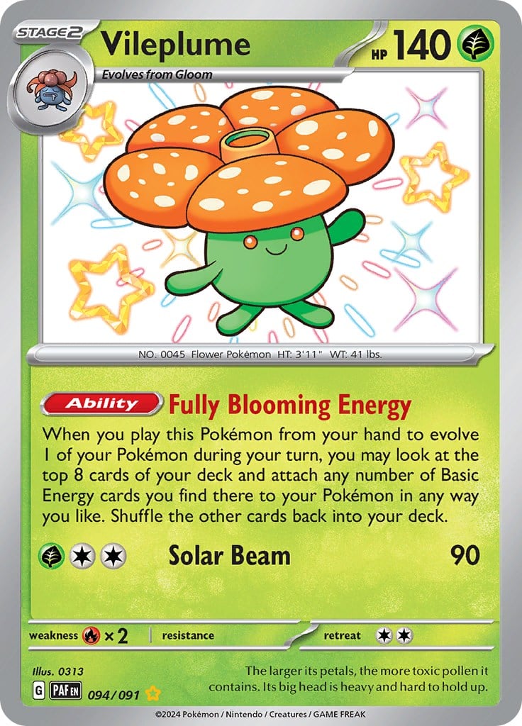 Vileplume - Destino di Paldea 094/091 [ Italiano ]