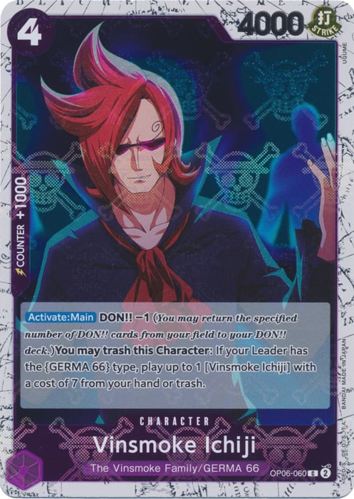 Vinsmoke Ichiji OP06-060 [ Inglese / Giapponese / Francese / Cinese Semplificato ]