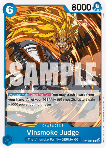 Vinsmoke Judge OP11-044 [ Inglese / Giapponese / Francese / Cinese Semplificato ]
