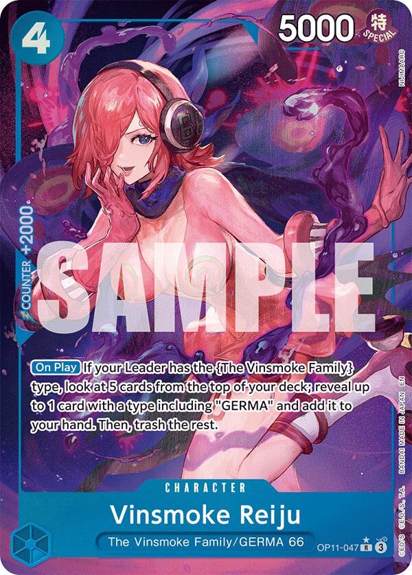 Vinsmoke Reiju OP11-047 [ Inglese / Giapponese / Francese / Cinese Semplificato ]