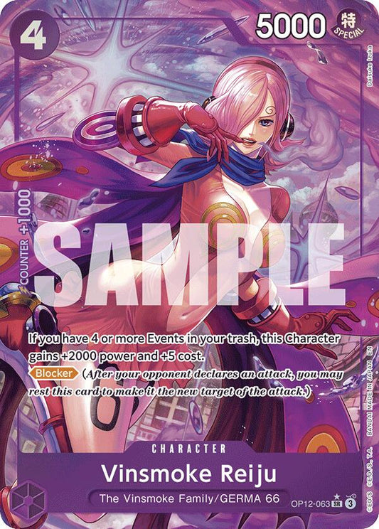 Vinsmoke Reiju OP12-063 [ Inglese / Giapponese / Francese / Cinese Semplificato ]