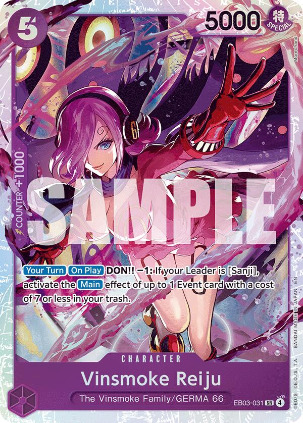 Vinsmoke Reiju EB03-031 [ Inglese / Giapponese / Francese / Cinese Semplificato ]