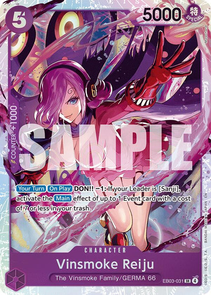 Vinsmoke Reiju EB03-031 [ Inglese / Giapponese / Francese / Cinese Semplificato ]