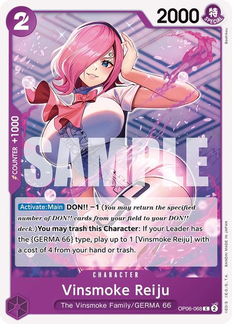 Vinsmoke Reiju OP06-068 [ Inglese / Giapponese / Francese / Cinese Semplificato ]