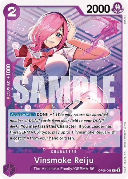 Vinsmoke Reiju OP06-068 [ Inglese / Giapponese / Francese / Cinese Semplificato ]