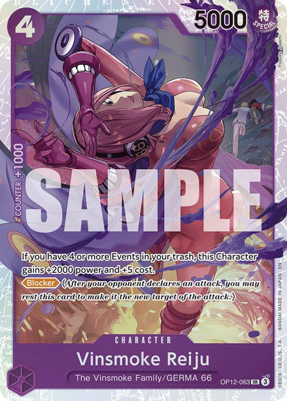 Vinsmoke Reiju OP12-063 [ Inglese / Giapponese / Francese / Cinese Semplificato ]